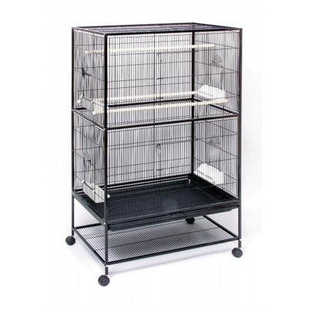 PREVUE PET PRODUCTS Prevue Pet Products F040 Wrought Iron Flight Cage with Stand - Balck F040